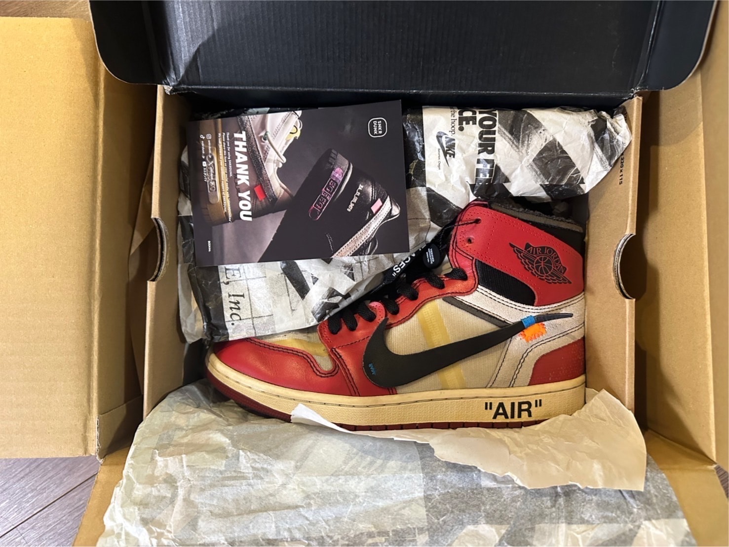 Off-White × Nike Air Jordan 1 Retro High The Ten "Chicago"