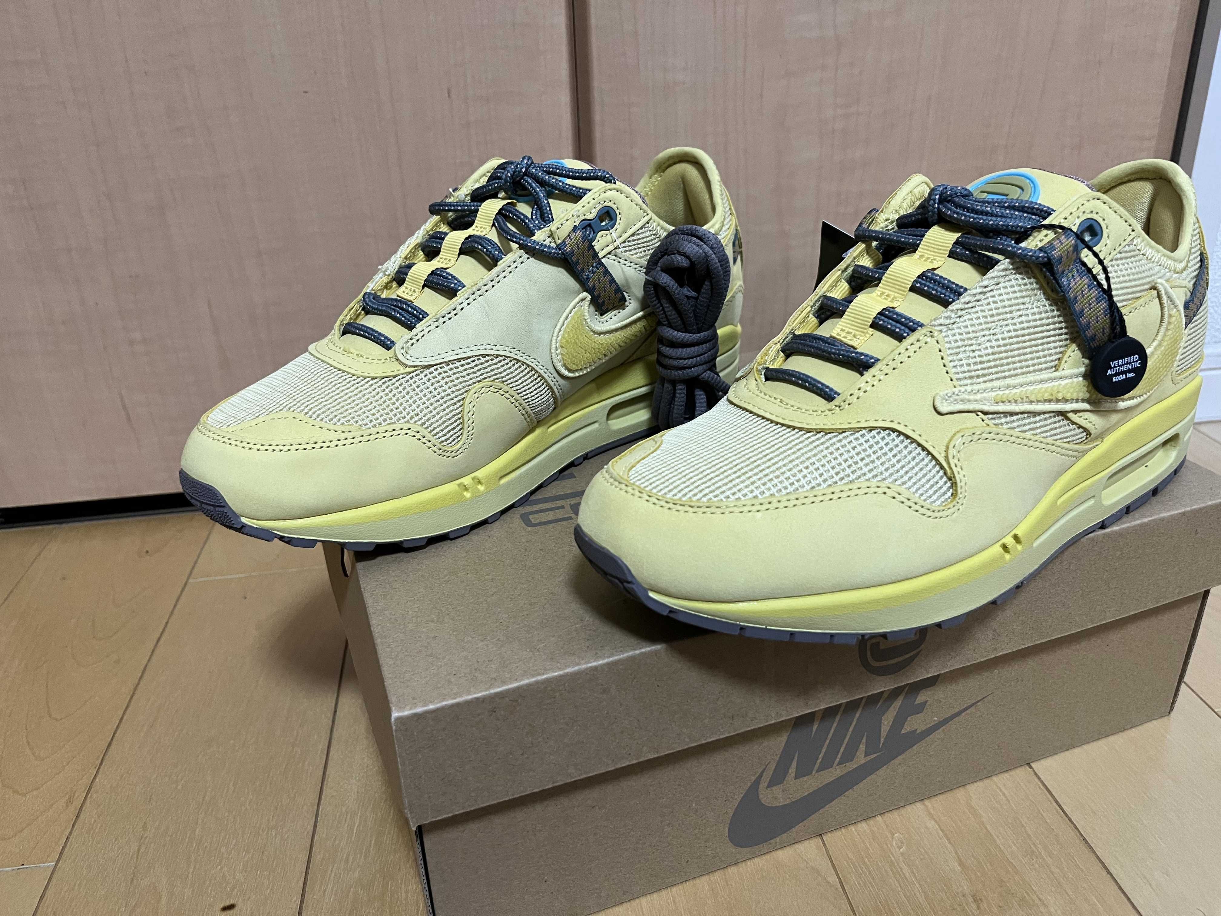 Travis Scott × Nike Air Max 1 "CACT.US Gold"