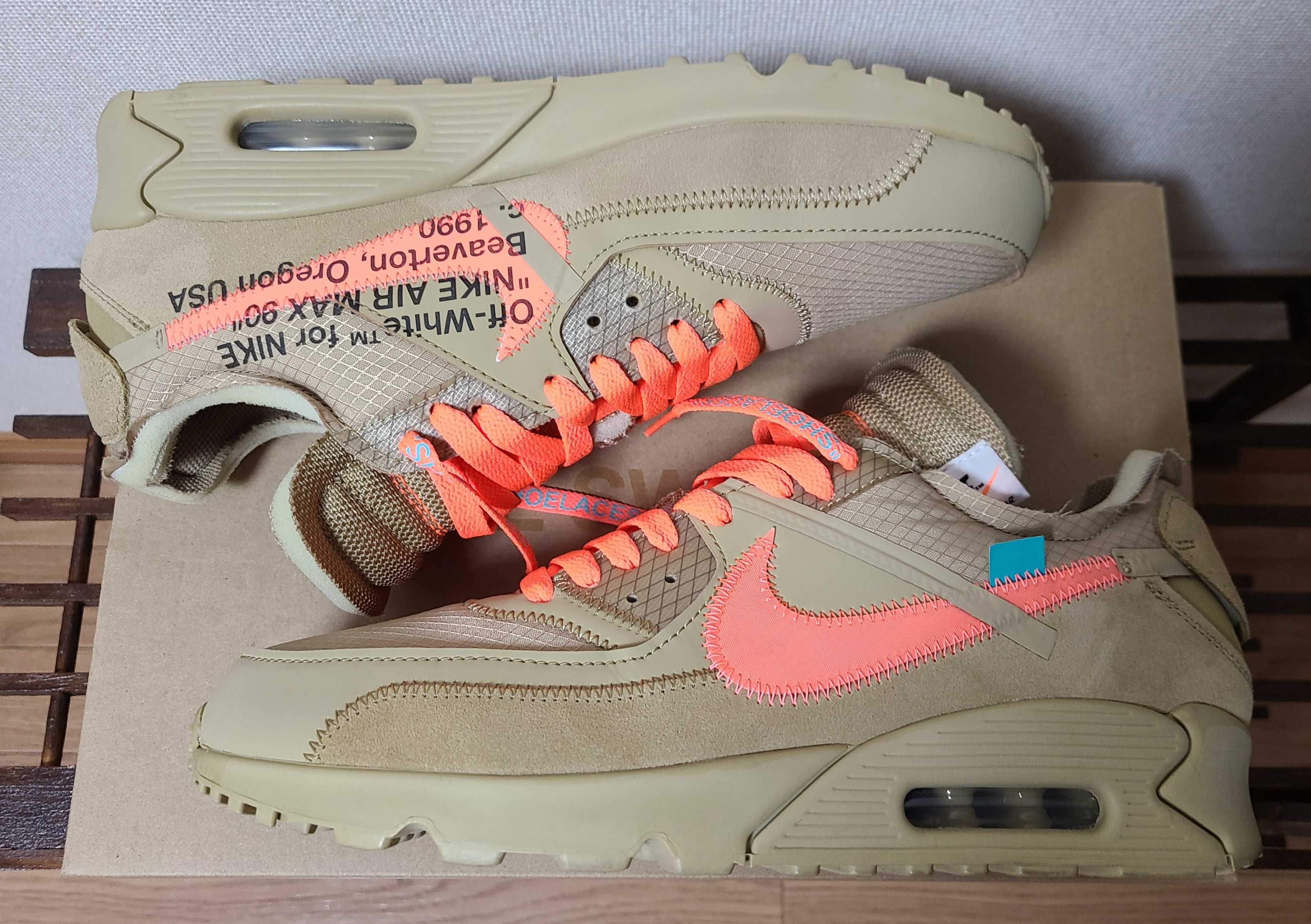 Off-White × Nike Air Max 90 "Desert Ore"
