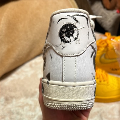 Supreme × COMME des GARCONS SHIRT × Nike Air Force 1 Low "White"