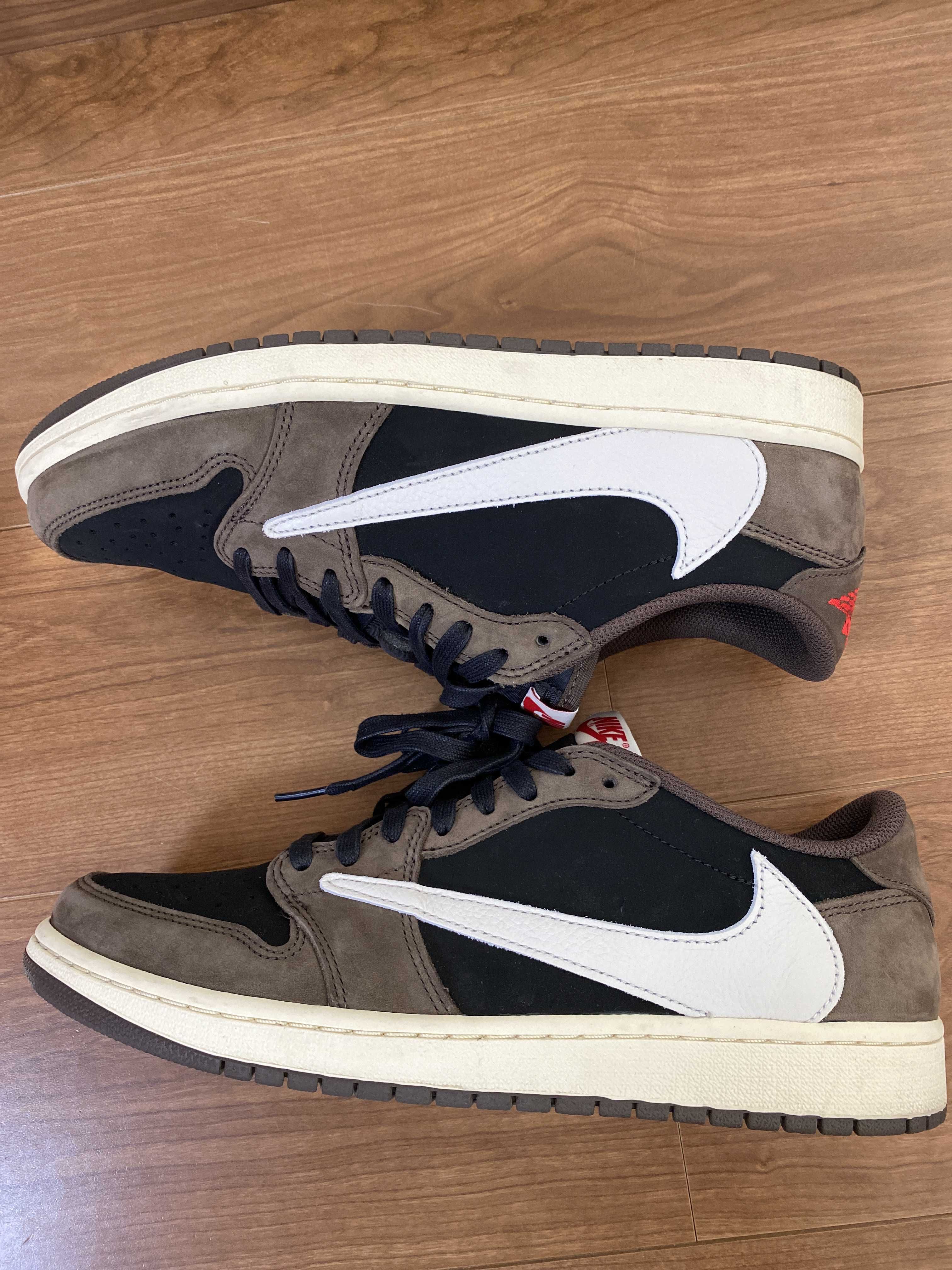 Travis Scott × Nike Air Jordan 1 Low OG SP-T "Black/Dark Mocha"