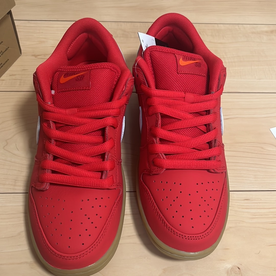 Nike SB Dunk Low Pro ISO Orange Label "University Red Gum"