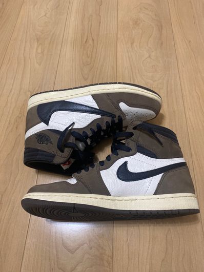 Travis Scott × Nike Air Jordan 1 Retro High OG TS SP "Sail/Dark Mocha"
