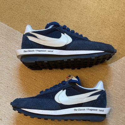 Fragment × sacai × Nike LD Waffle "Blackended Blue"