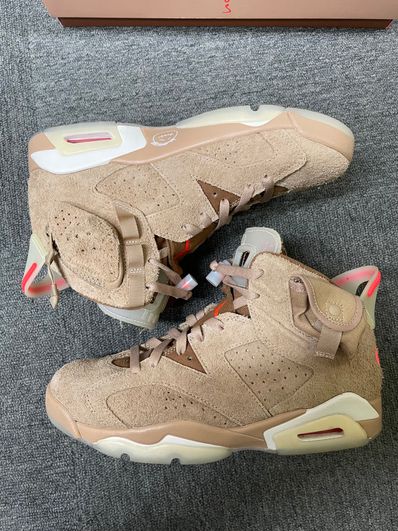 Travis Scott × Nike Air Jordan 6 "British Khaki"