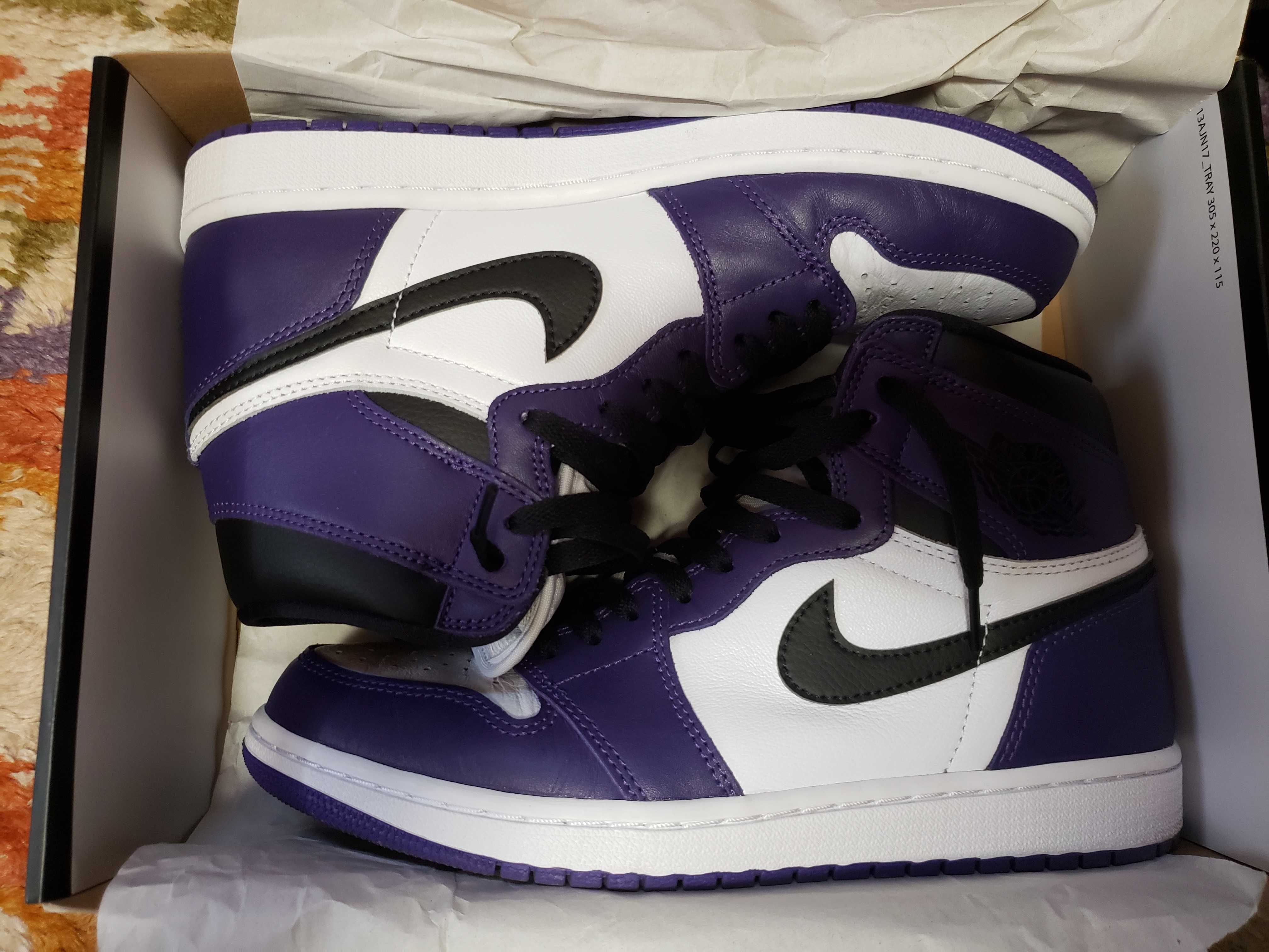 Nike Air Jordan 1 Retro High OG "Court Purple White/Black" (2020)   