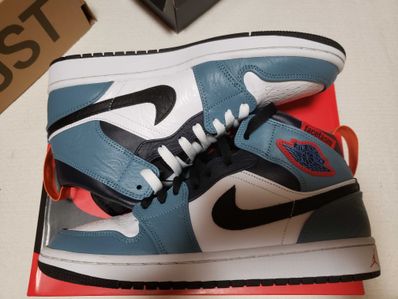 FACETASM × Nike Air Jordan 1 Mid "White/Navy"