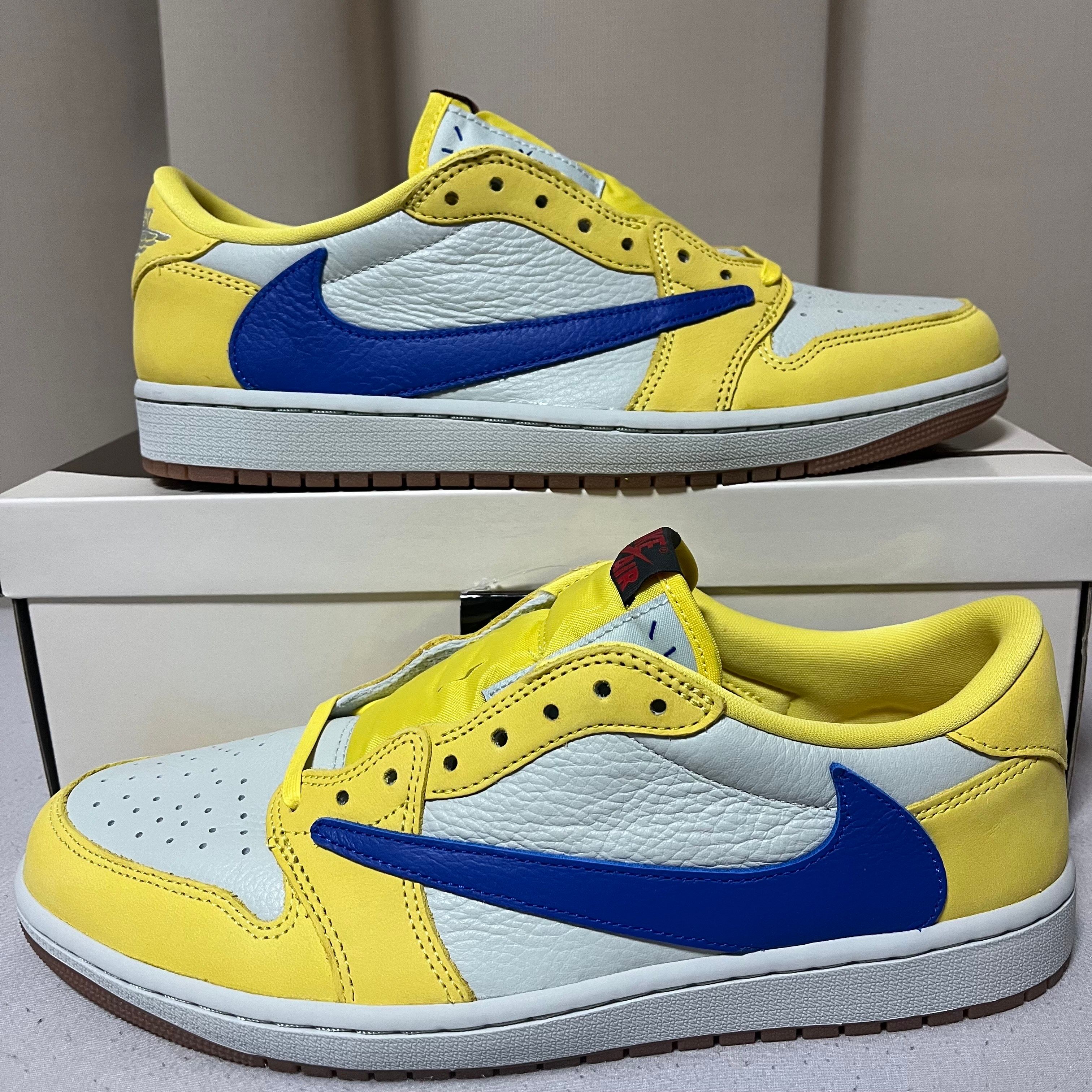 Travis Scott × Nike Women's Air Jordan 1 Retro Low OG "Canary"