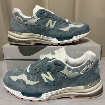 KITH × New Balance 992 "Aegean Blue/Shadow Gray"