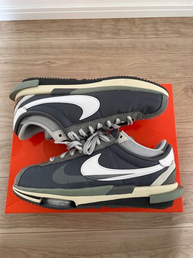 sacai × Nike Zoom Cortez "Iron Grey"