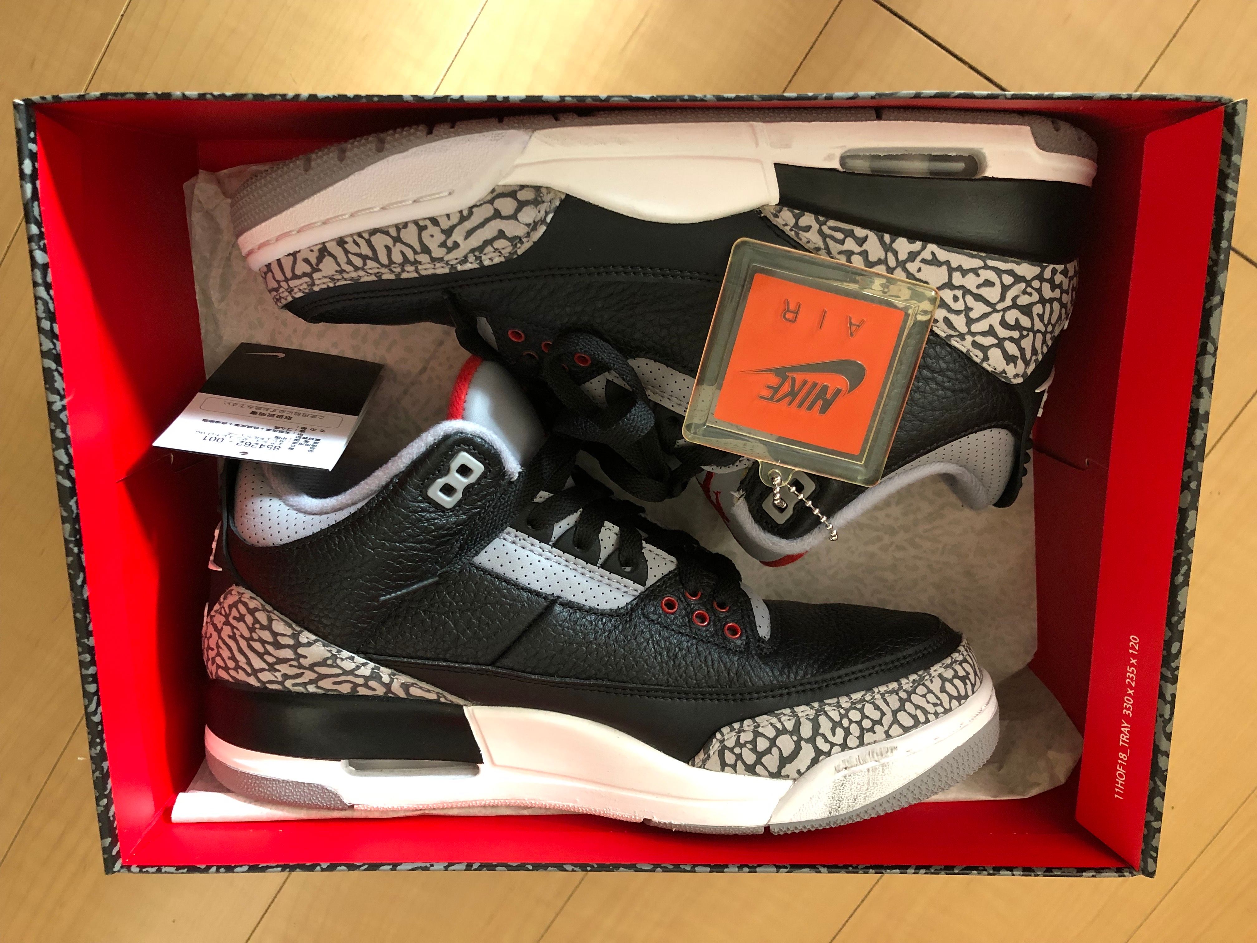 Nike Air Jordan 3 Retro OG "Black Cement" (2018)