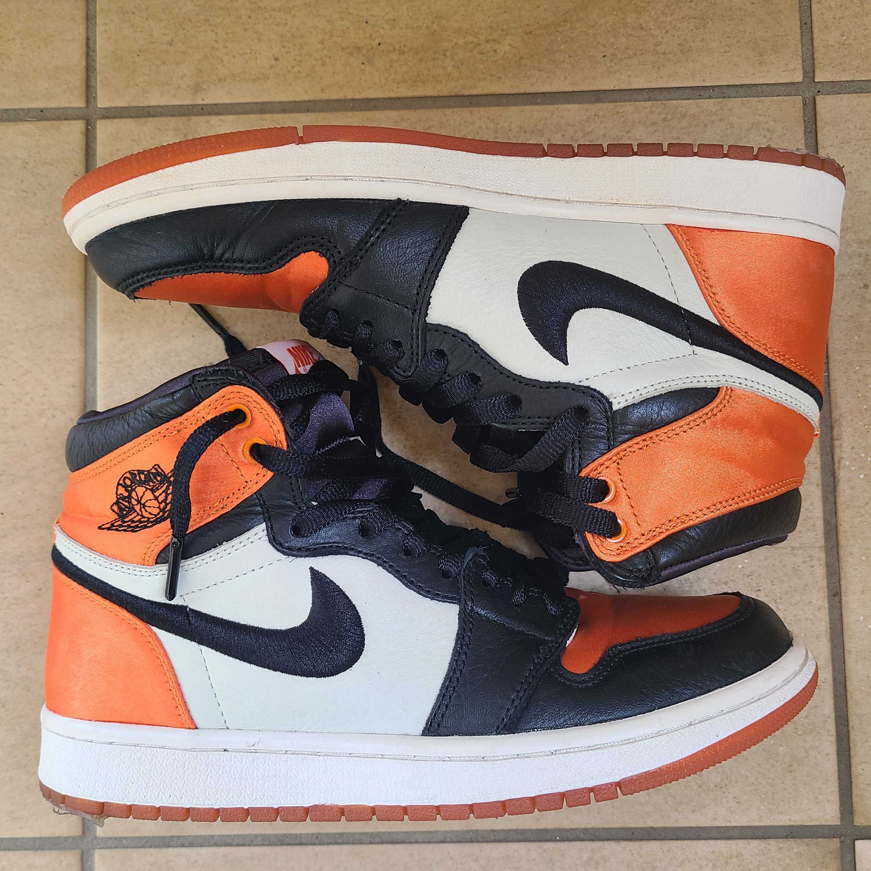 Nike Women's Air Jordan 1 High "Satin Shattered Backboard"