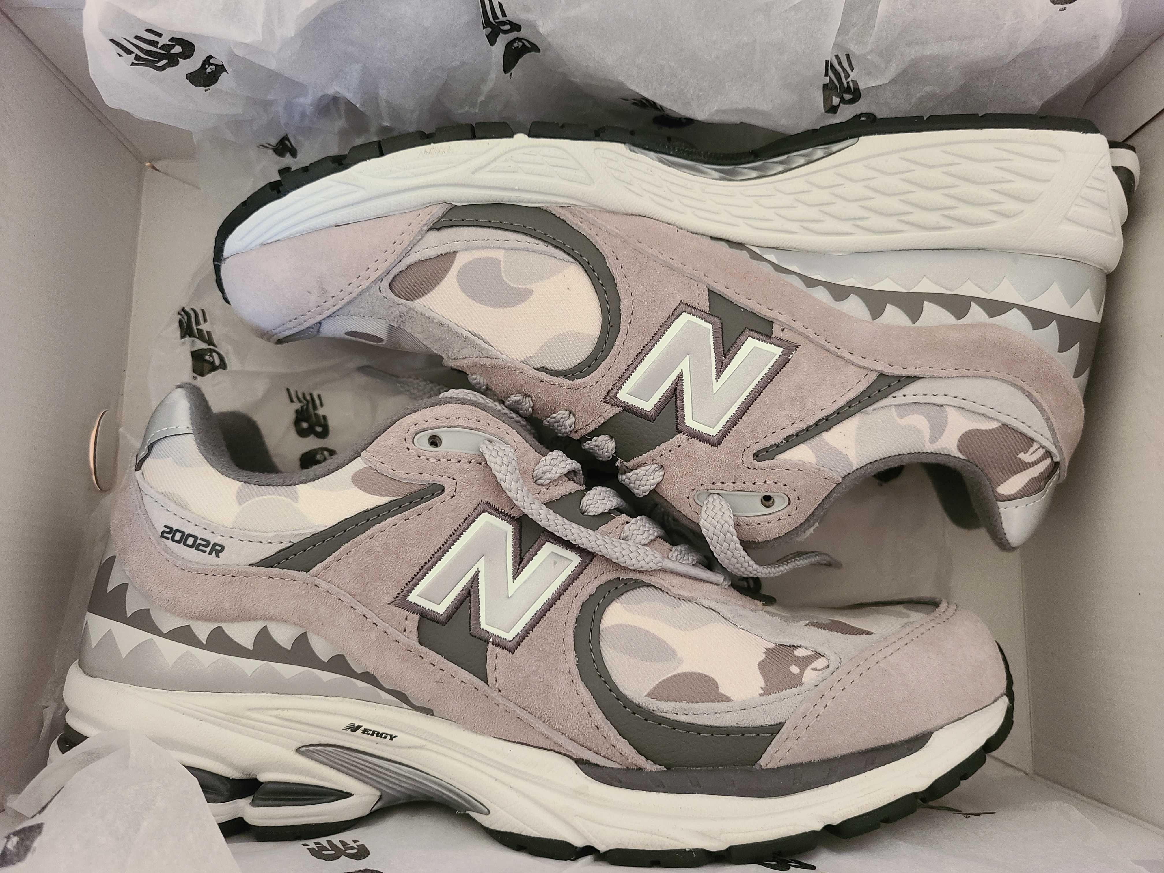 A BATHING APE × New Balance 2002R "Gray"