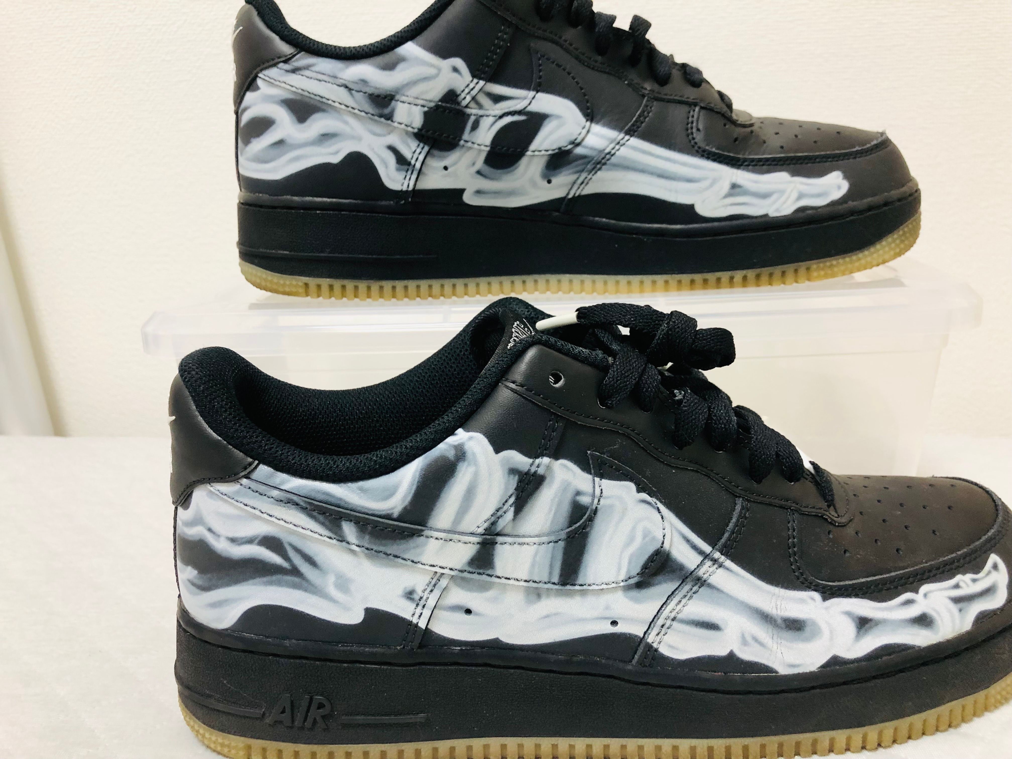 Nike Air Force 1 Low "Black Skeleton"