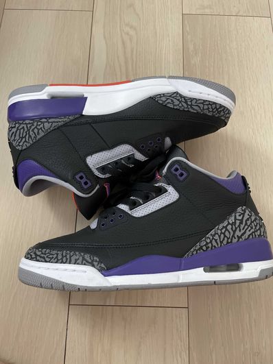 Nike Air Jordan 3 Retro "Black/Court Purple"