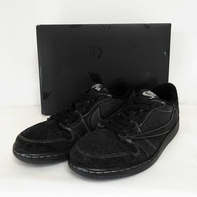 Travis Scott × Nike Air Jordan 1 Low OG SP "Black Phantom"