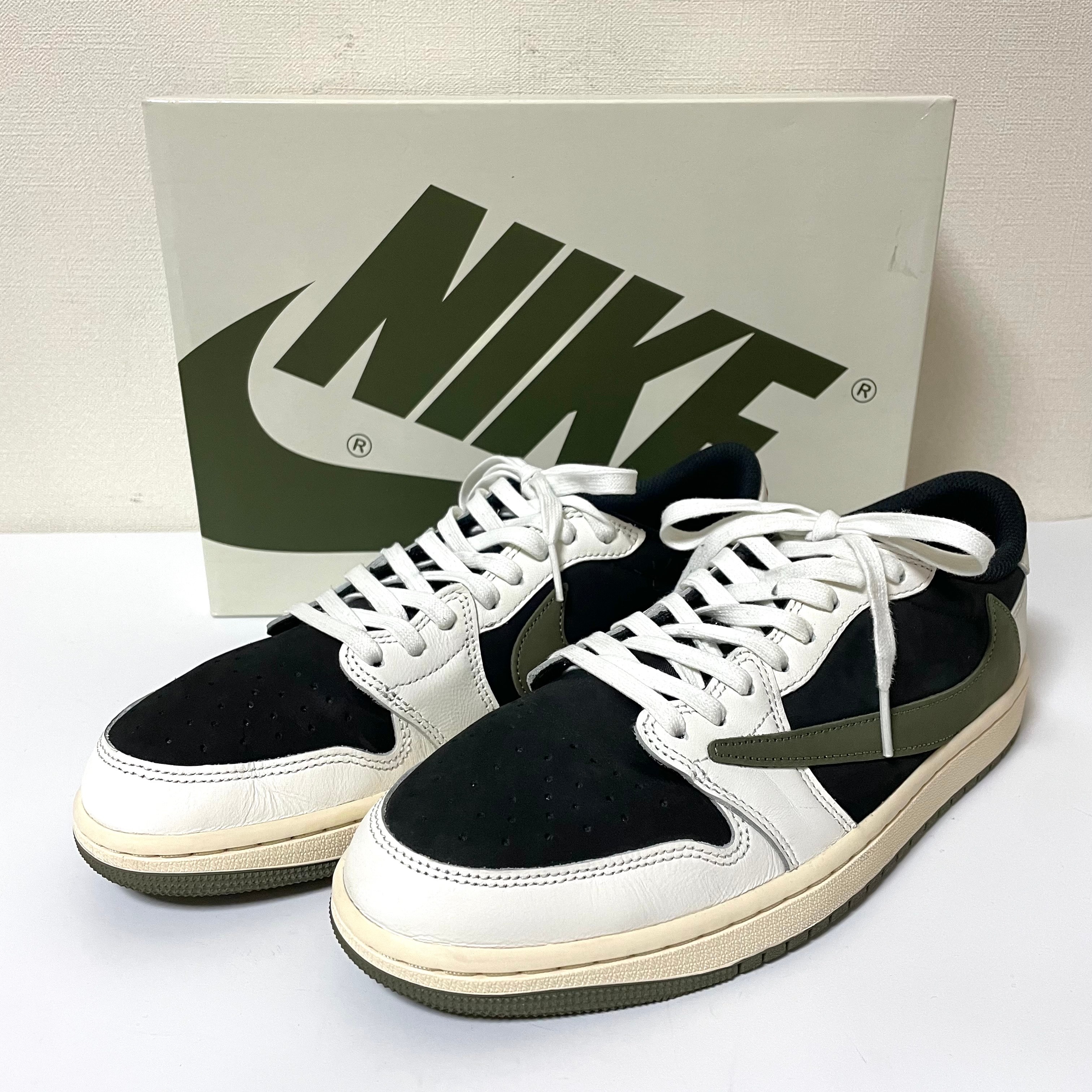 Travis Scott × Nike Women's Air Jordan 1 Low OG "Medium Olive"