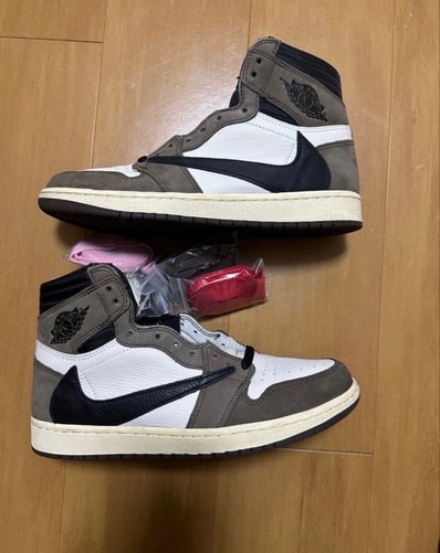 Travis Scott × Nike Air Jordan 1 Retro High OG TS SP "Sail/Dark Mocha"