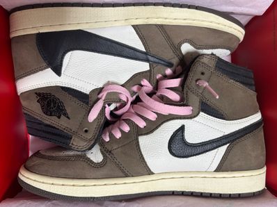 Travis Scott × Nike Air Jordan 1 Retro High OG TS SP "Sail/Dark Mocha"