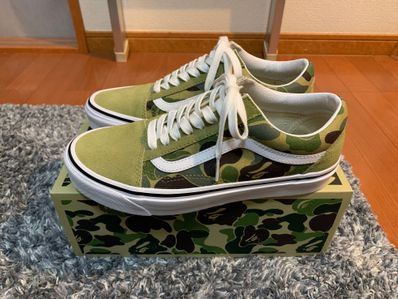 A BATHING APE®︎ × Vans ABC Camo Old Skool "Green"