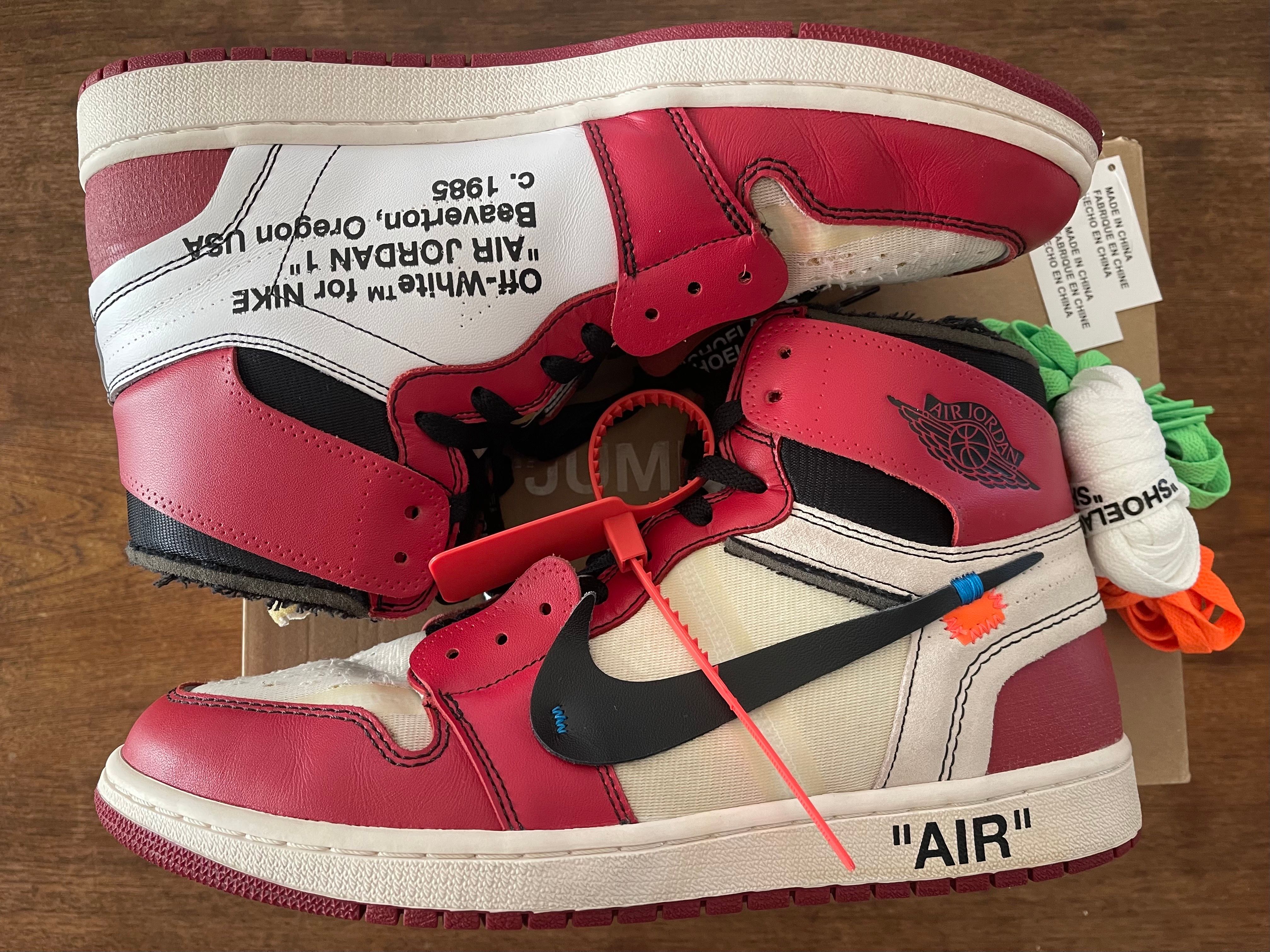 Off-White × Nike Air Jordan 1 Retro High The Ten "Chicago"
