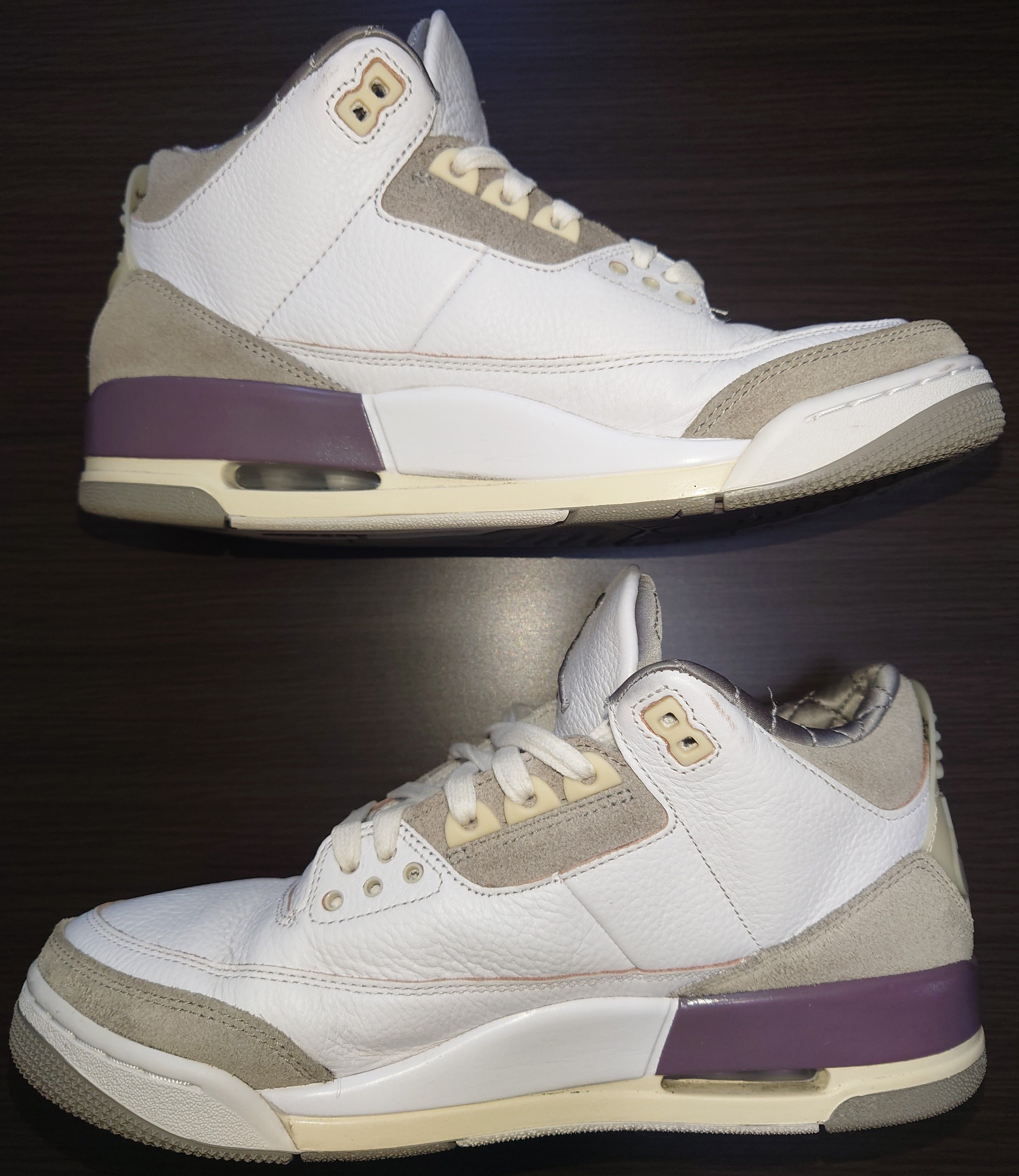 A Ma Maniere × Nike Women's Air Jordan 3 Retro SP "White/Medium Grey Violet Ore"
