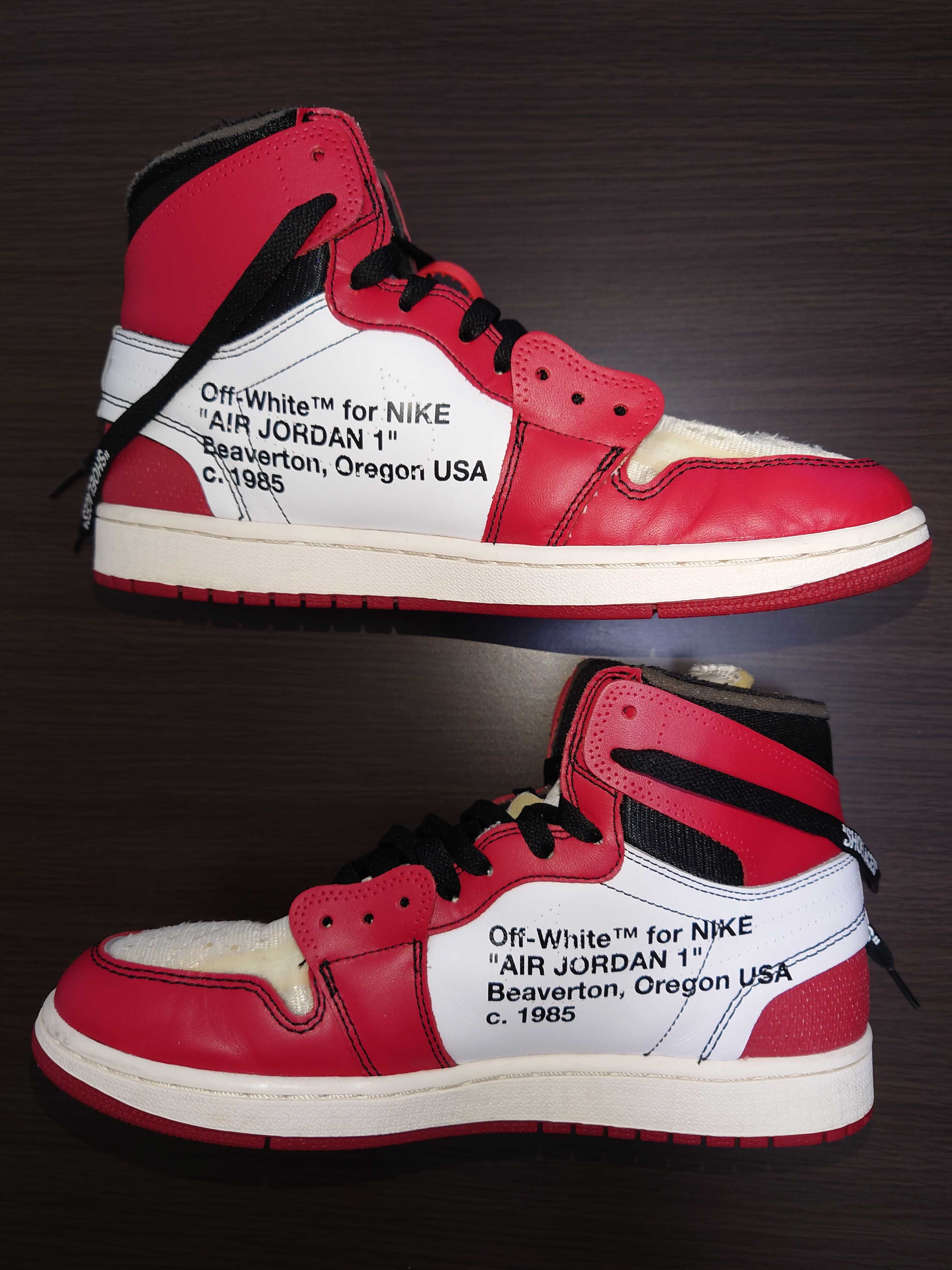Off-White × Nike Air Jordan 1 Retro High The Ten "Chicago"