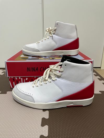 Nina Chanel Abney × Nike Women's Air Jordan 2 High "White and Gym Red"