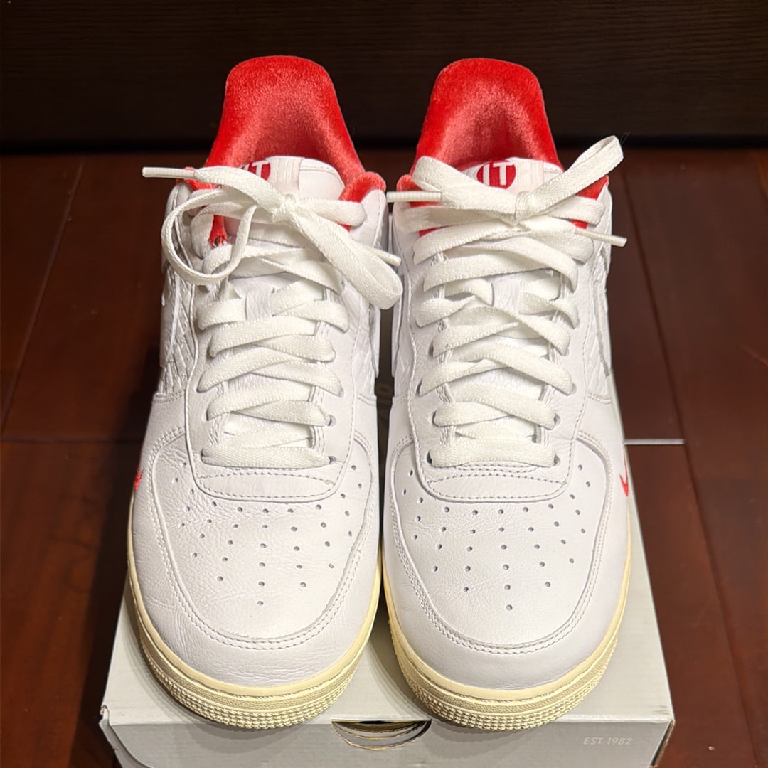 KITH × Nike Air Force 1 Low "White/Red"