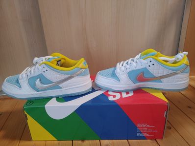 FTC × Nike SB Dunk Low "White/Blue"