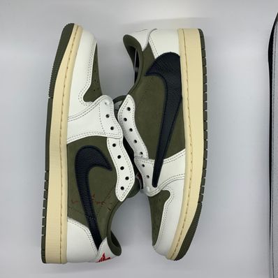 Travis Scott × Nike Air Jordan 1 Low OG SP "Reverse Olive"