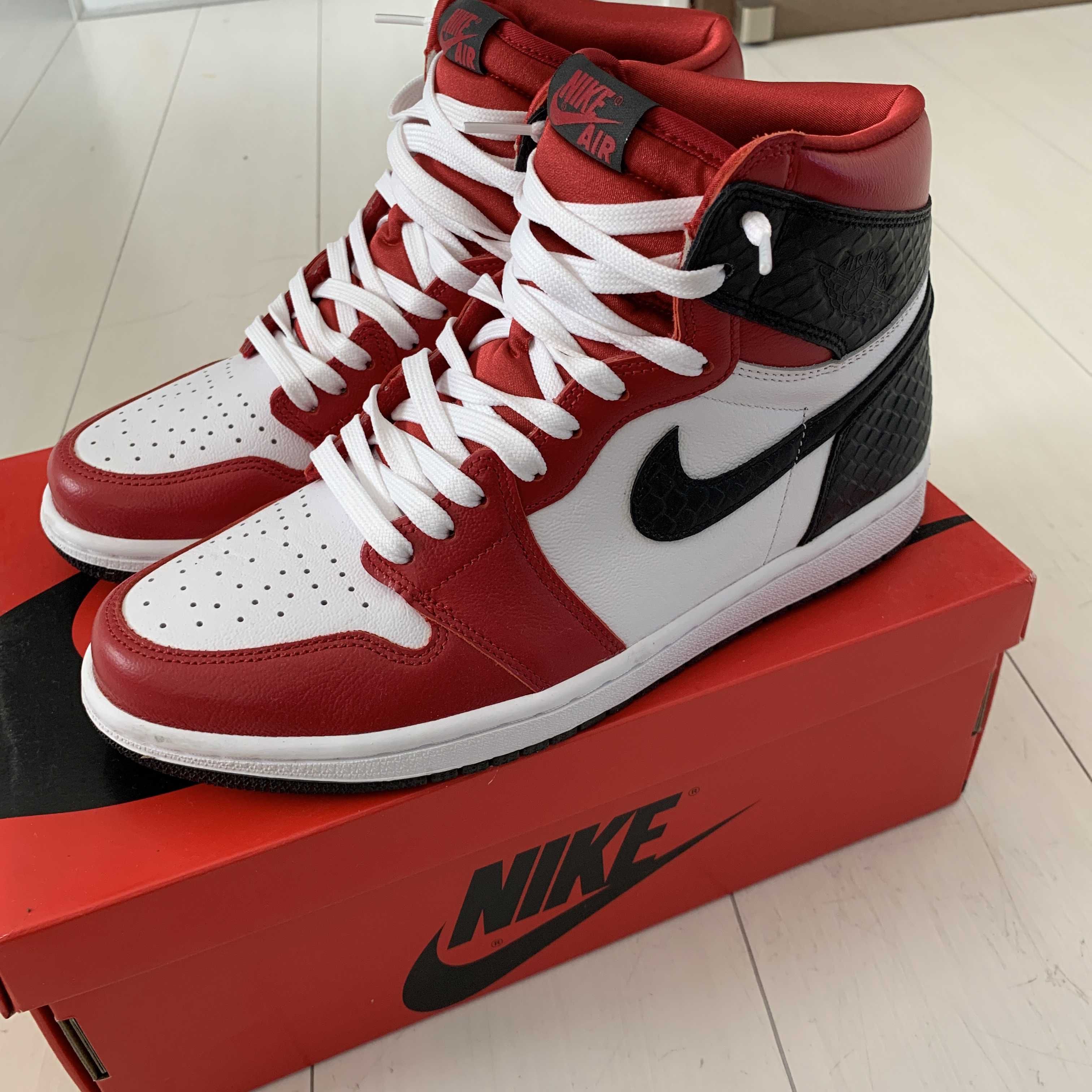 Nike Women's Air Jordan 1 High OG "Satin Red"