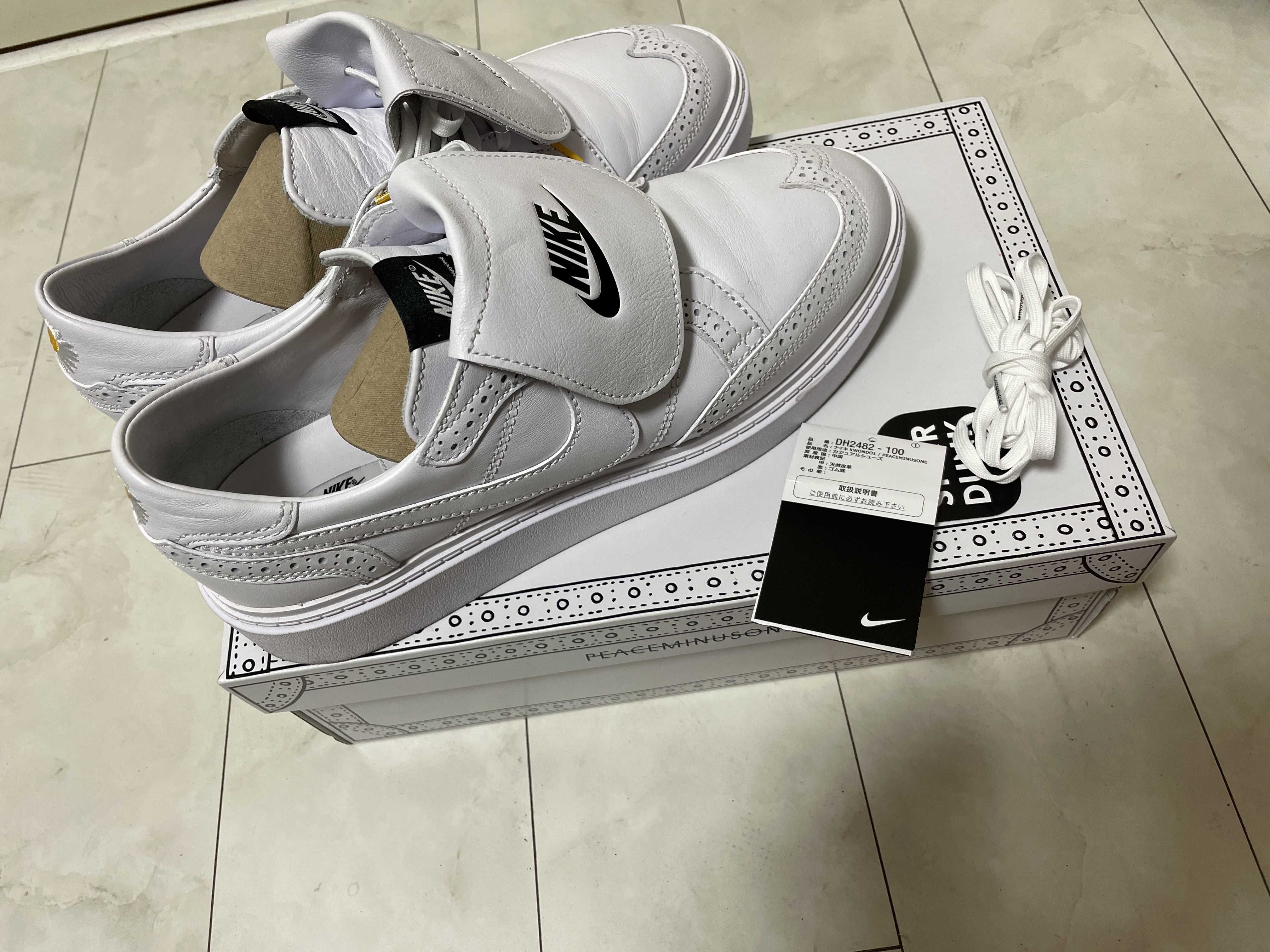 PEACEMINUSONE × Nike Kwondo1 "White" / G-DRAGON