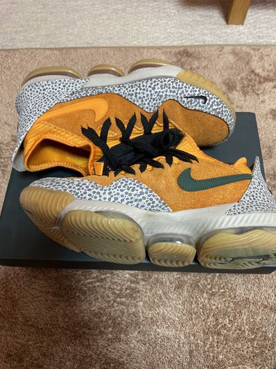 atmos × Nike LeBron 16 Low "Safari" (CD9471-800/CI3358-800)