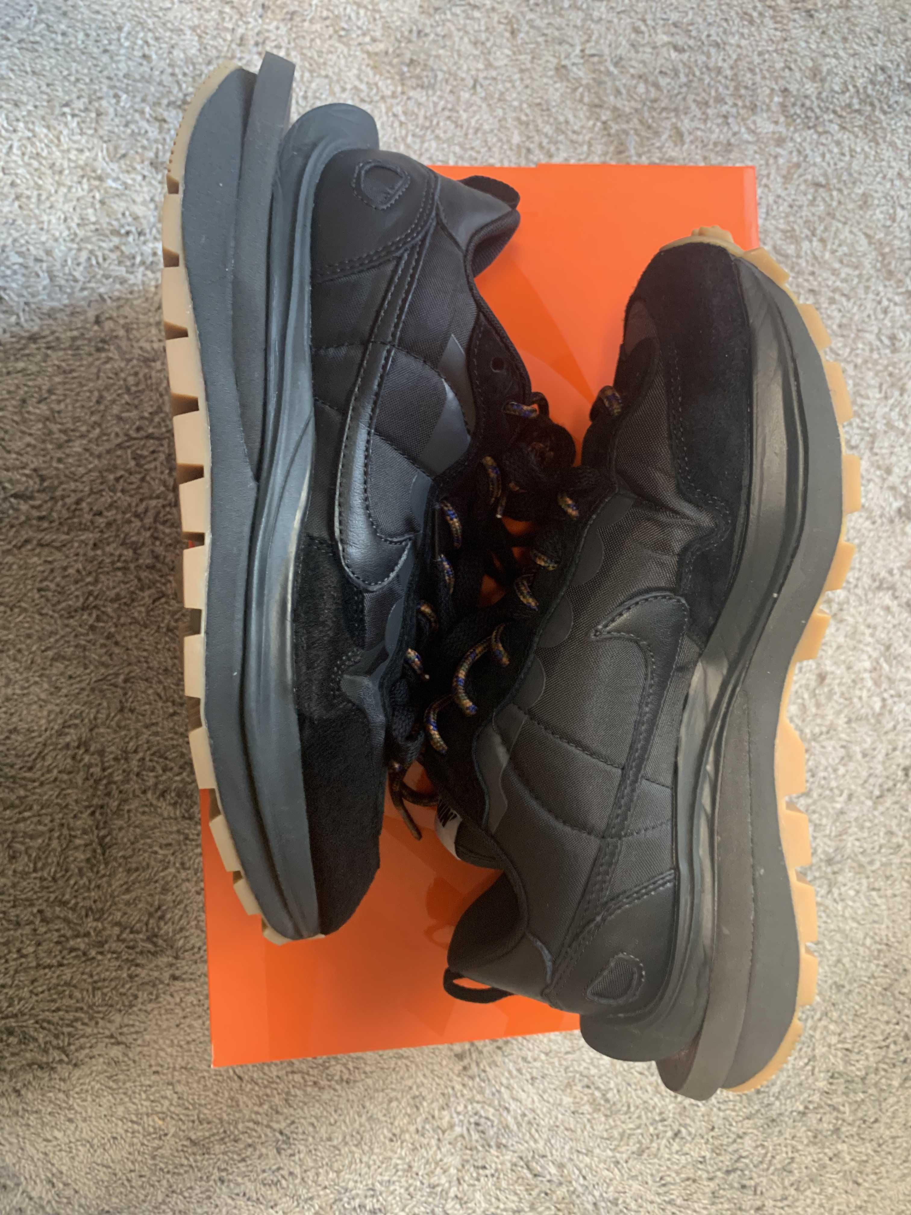 sacai × Nike VaporWaffle "Black Gum"