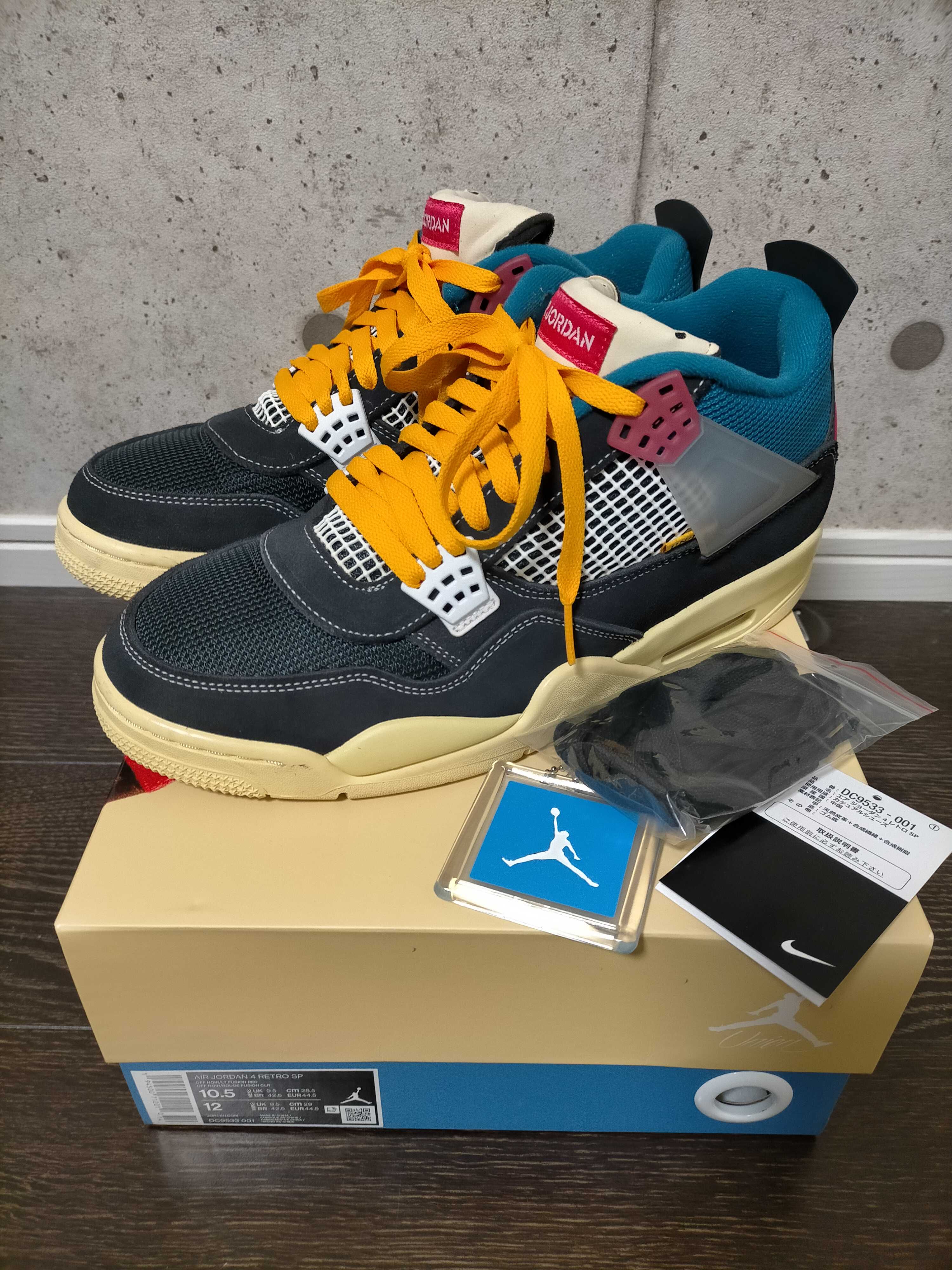 UNION × NIKE AIR JORDAN 4 "OFF NOIR"