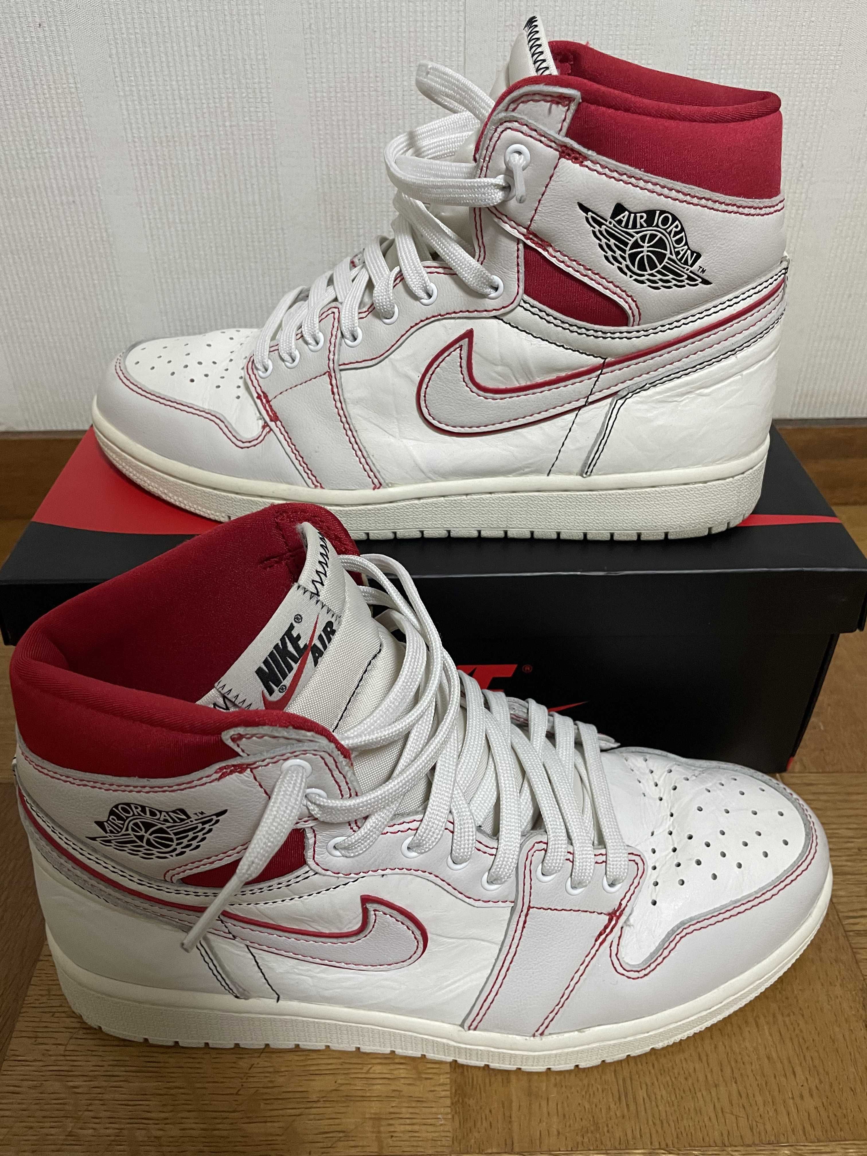 Nike Air Jordan 1 Retro High OG "Sail/University Red"     