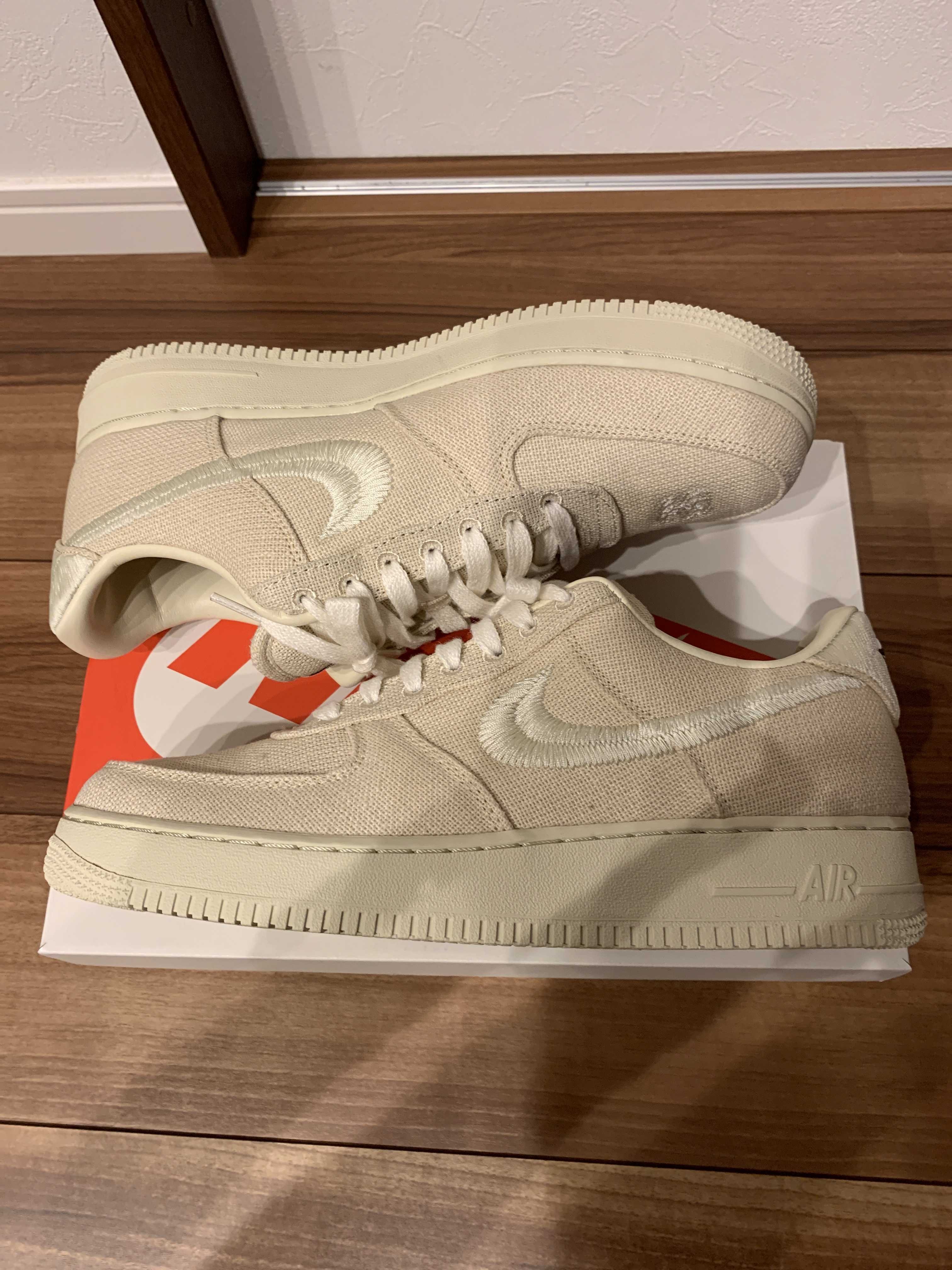 Stussy × Nike Air Force 1 Low "Fossil Stone"