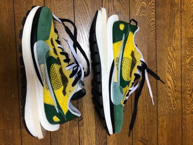 sacai × Nike Vapor Waffle "Tour Yellow/Stadium Green-Sail"