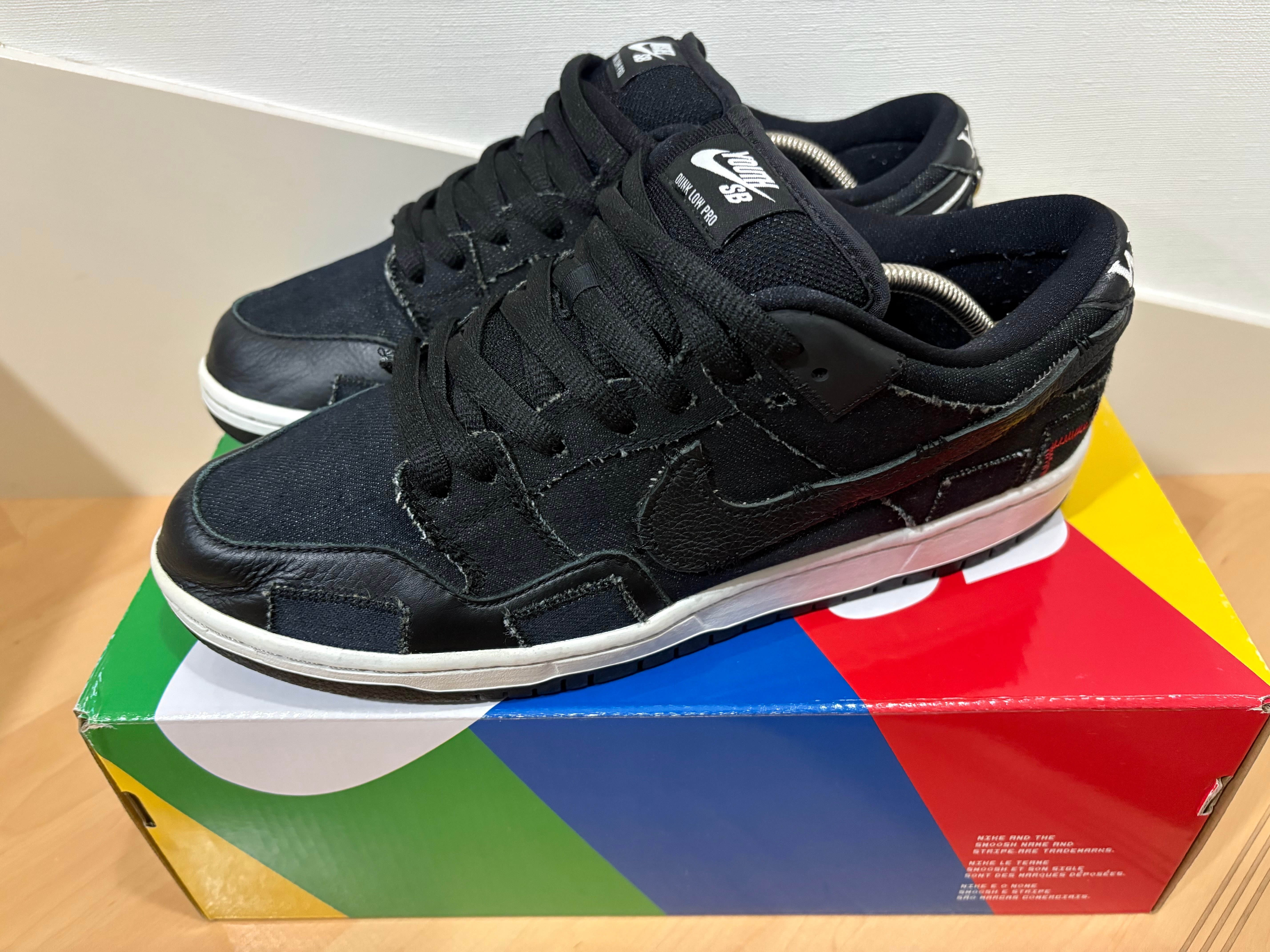 Wasted Youth × Nike SB Dunk Low "Black Denim" / VERDY