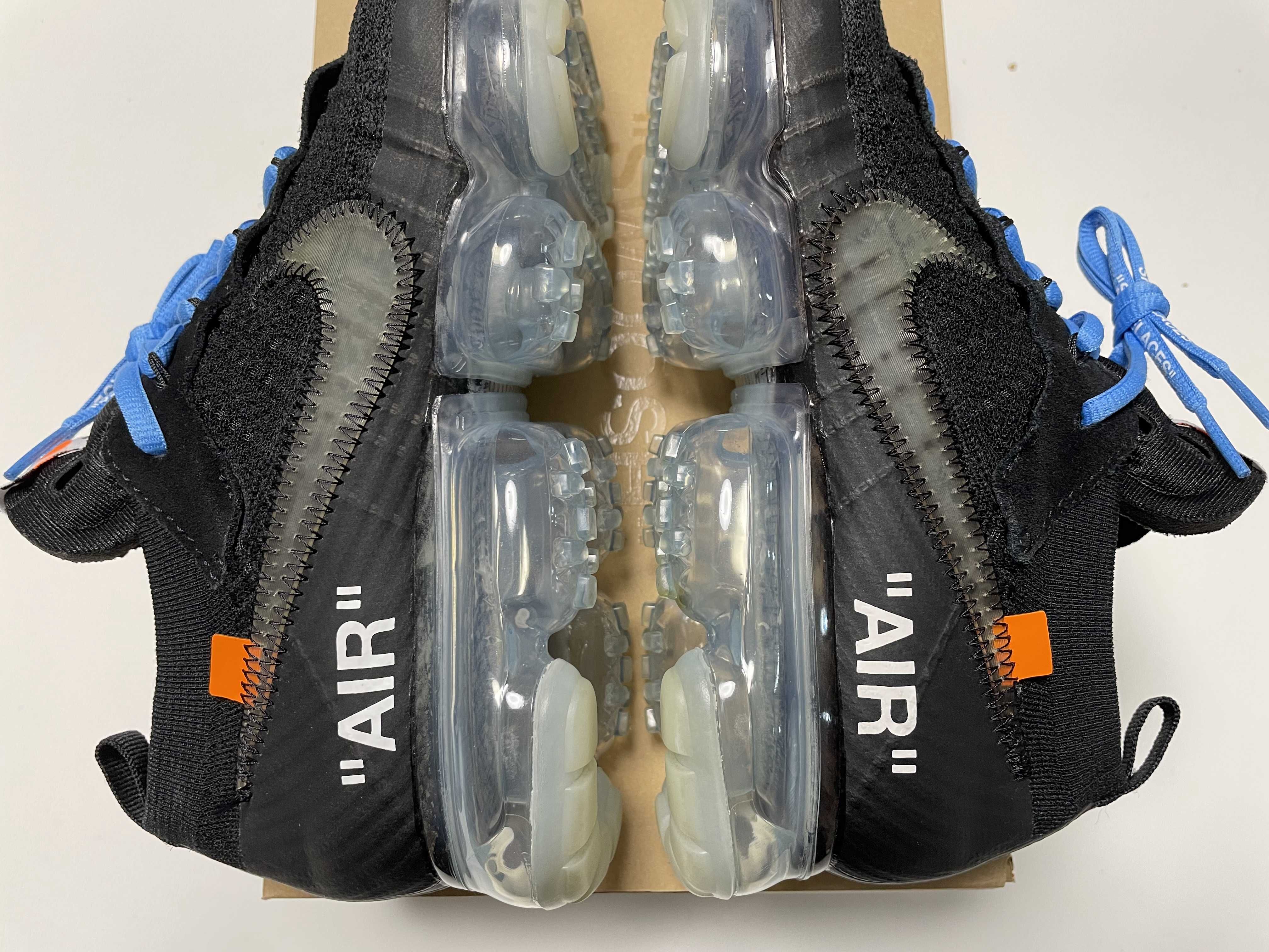 Off-White × Nike Air Vapormax "Black/Total Orange/Clear"