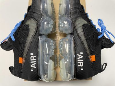 Off-White × Nike Air Vapormax "Black/Total Orange/Clear"