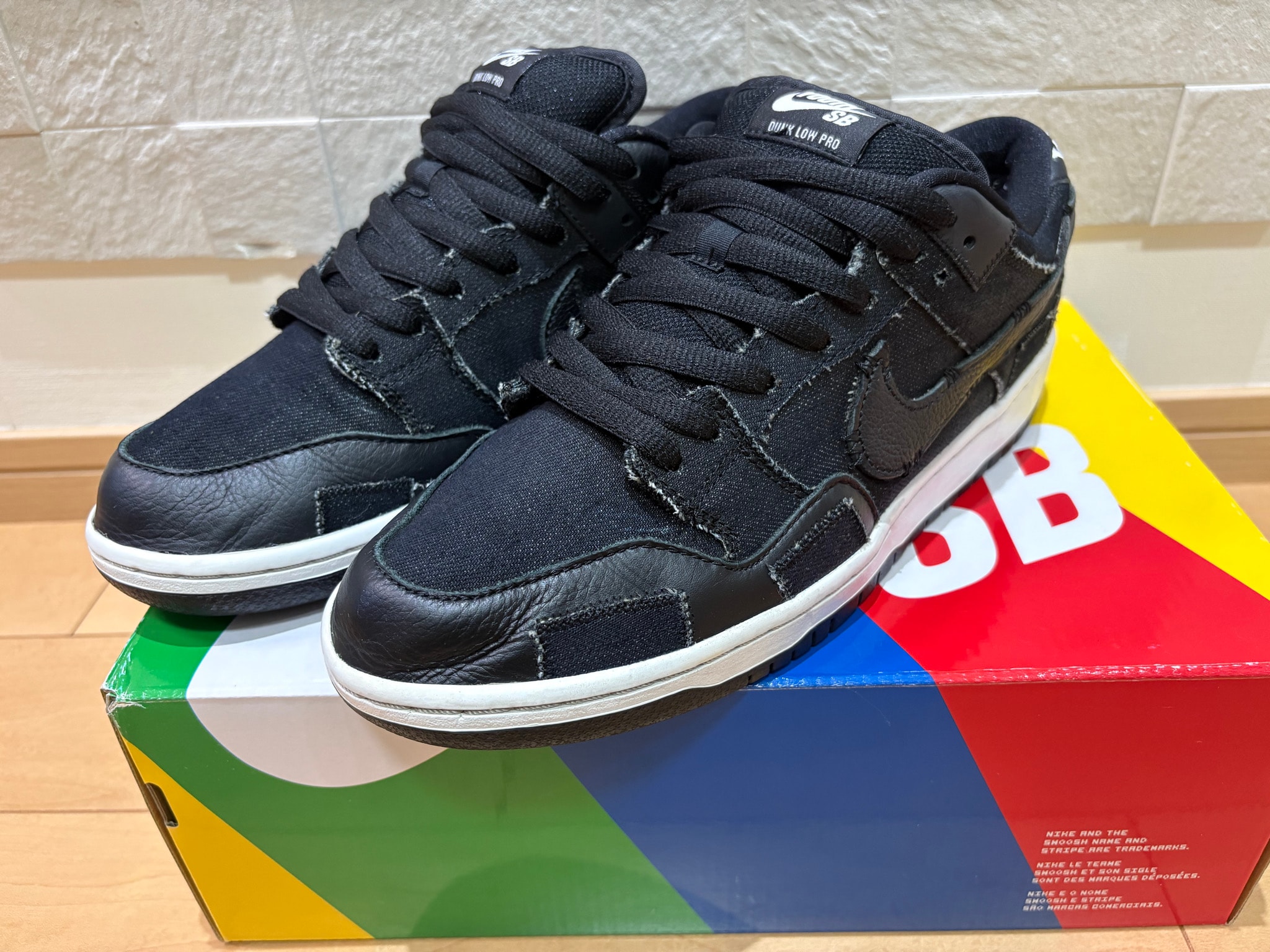 Wasted Youth × Nike SB Dunk Low "Black Denim" / VERDY