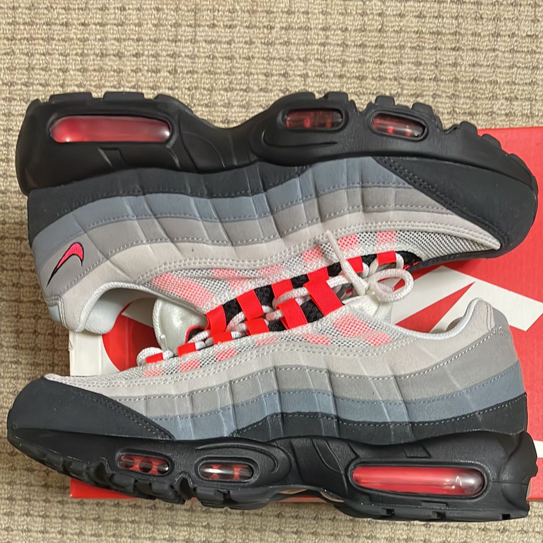 Nike Air Max 95 "White/Solar Red"