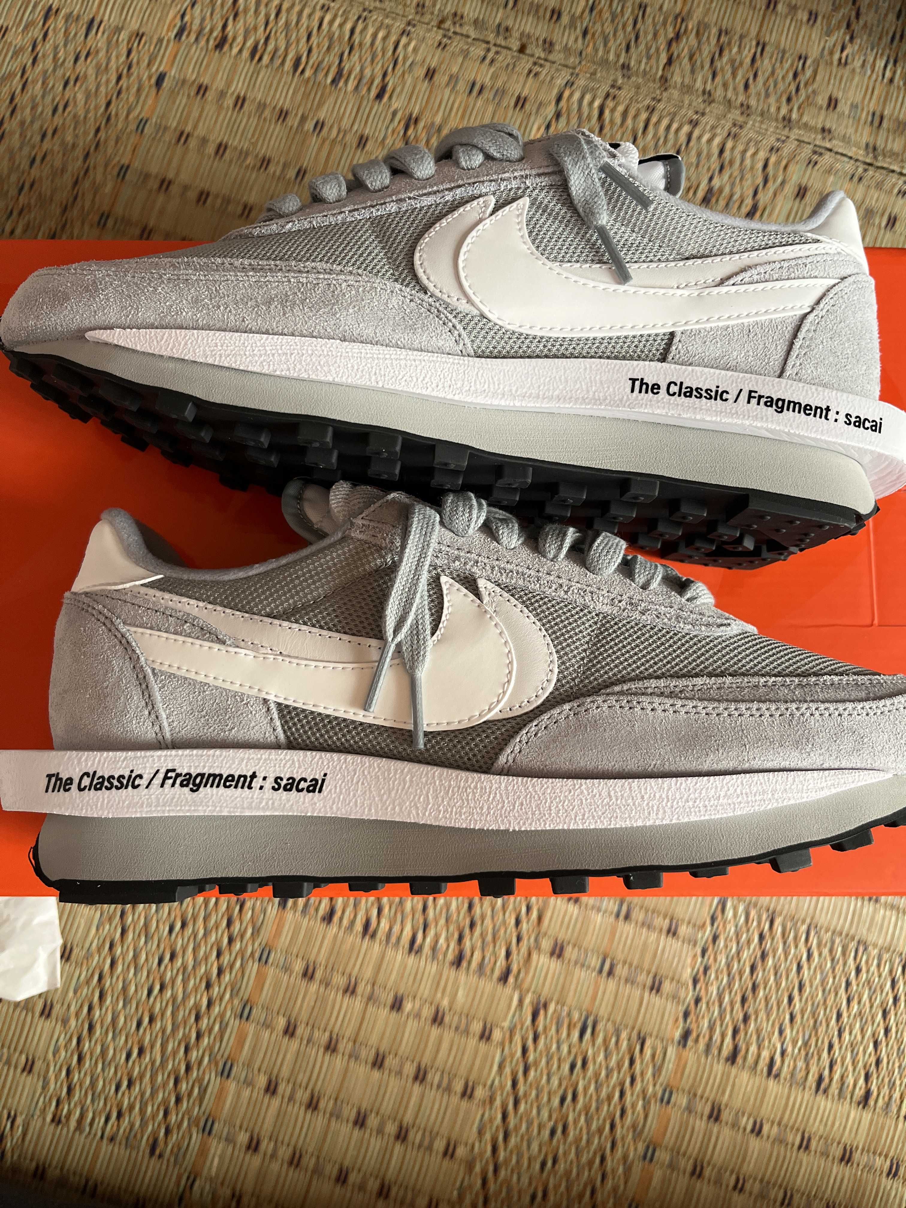 Fragment × sacai × Nike LD Waffle "Light Smoke Grey"