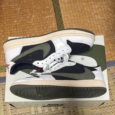 Travis Scott × Nike Women's Air Jordan 1 Low OG "Medium Olive"