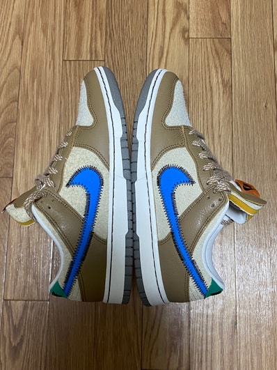 size? × Nike Dunk Low "Dark Driftwood/Photo BlueRattan"