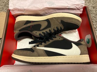 Travis Scott × Nike Air Jordan 1 Low OG SP-T "Black/Dark Mocha"