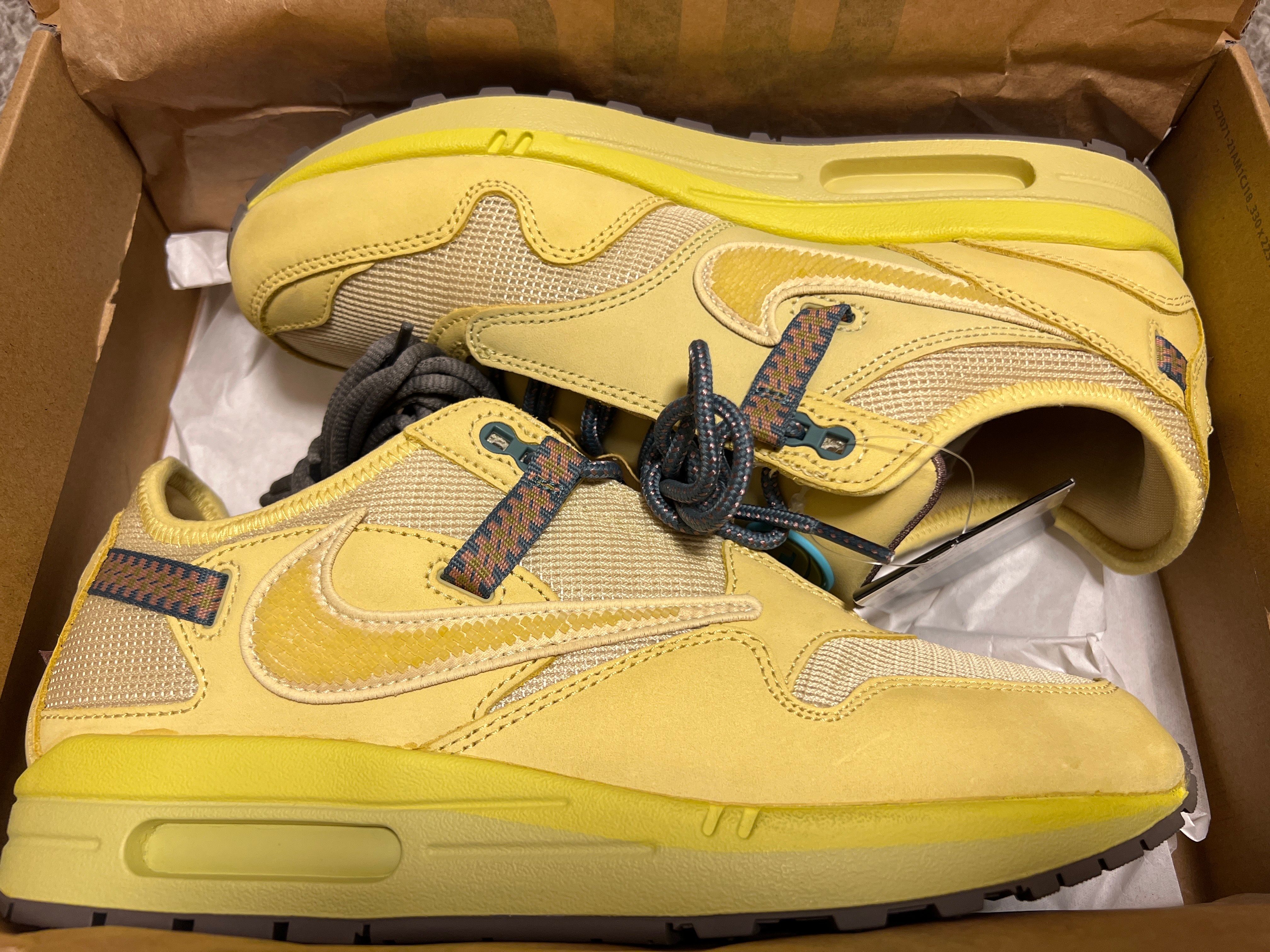 Travis Scott × Nike Air Max 1 "CACT.US Gold"