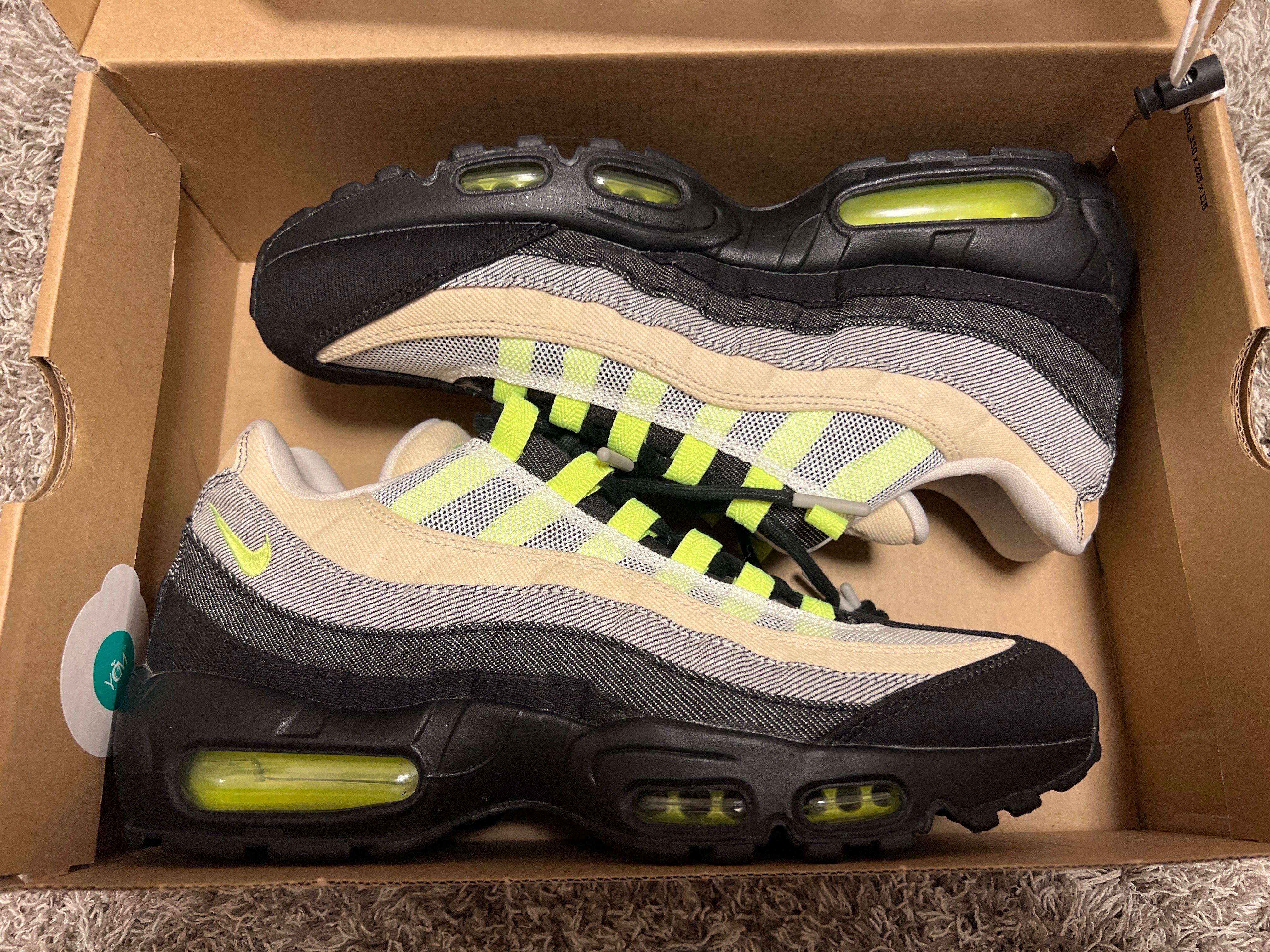 DENHAM × Nike Air Max 95 "Volt"